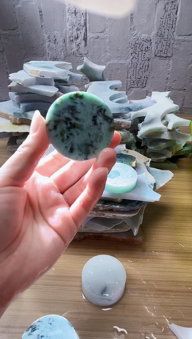裸石翡翠天然翡翠A货余 南 597
