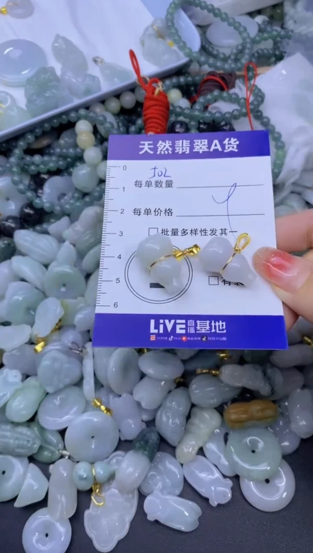 颈饰未镶嵌翡翠天然翡翠A货批量多样性发一件