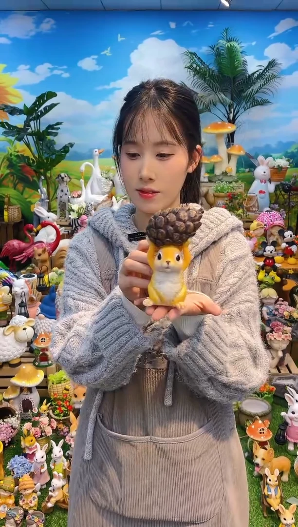 【闪购商品】无铅玻璃松鼠