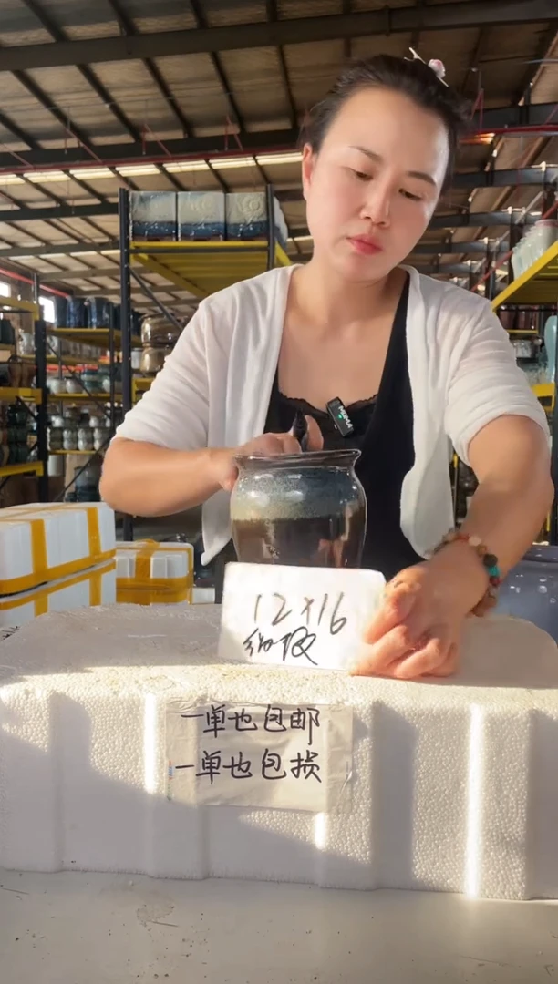 宜兴紫砂粗陶花盆12/16