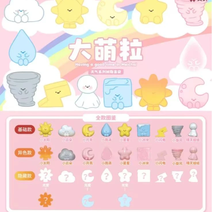 【拆袋】美拆·大萌粒天气系列树脂摆件盲盒