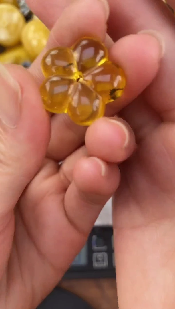 裸石琥珀未镶嵌天然琥珀蜜蜡