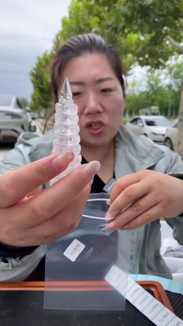 未镶嵌珠宝半成品水晶白水晶文昌塔D570