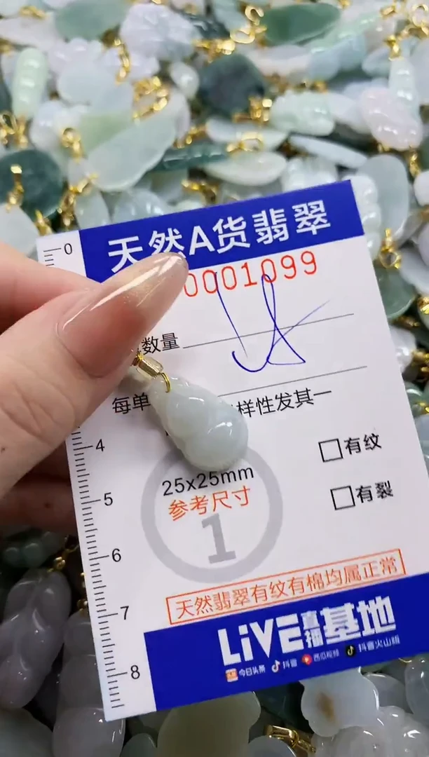 颈饰未镶嵌翡翠天然A货翡翠