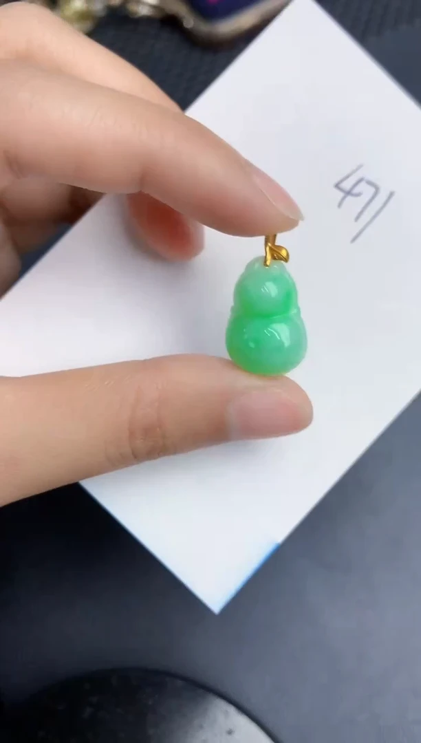 【闪购商品】翡翠颈饰18K金镶嵌000000000