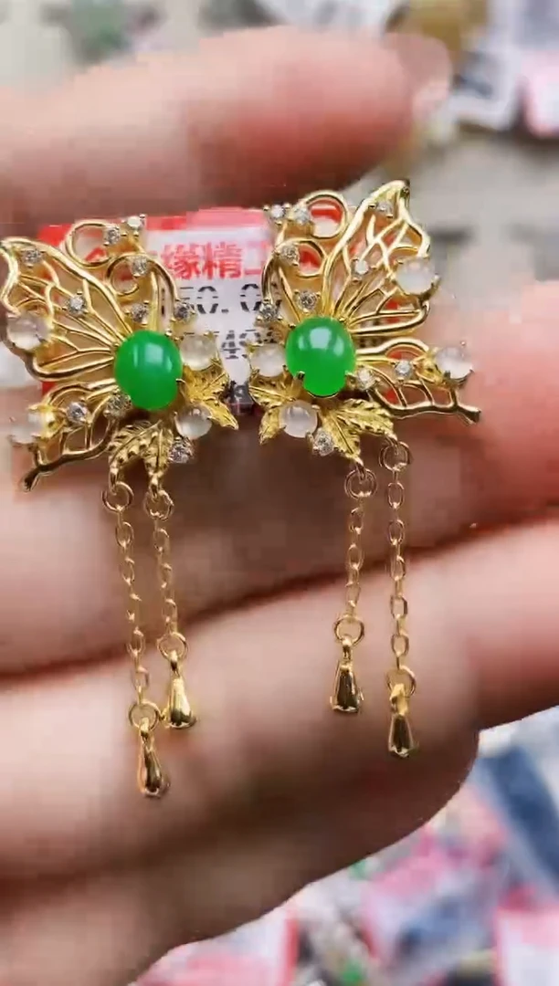 银S925镶嵌戒指翡翠0052