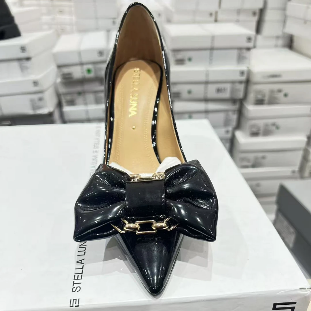 LUNA露娜 高跟鞋专柜撤柜正品断码清仓牛皮真皮