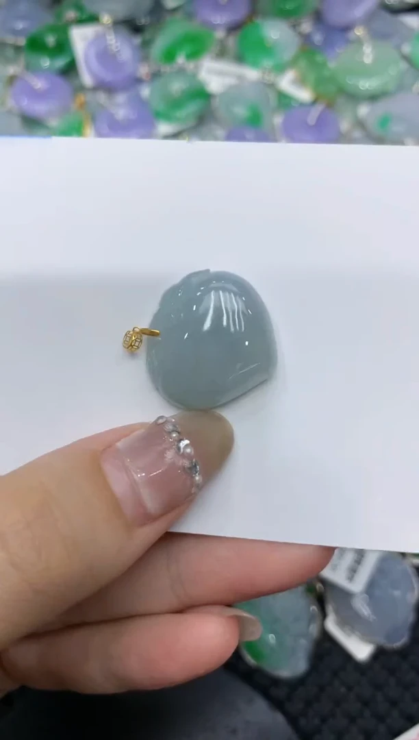 【闪购商品】翡翠颈饰18K金镶嵌222222222
