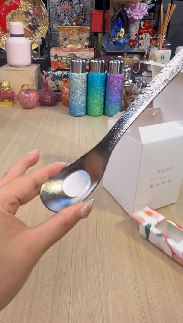 11态极锤纹纯钛勺子