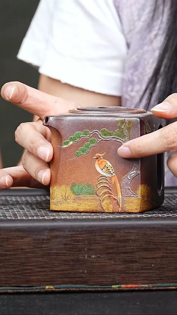 茶壶紫砂小鱼yhy柴烧阳羡四方