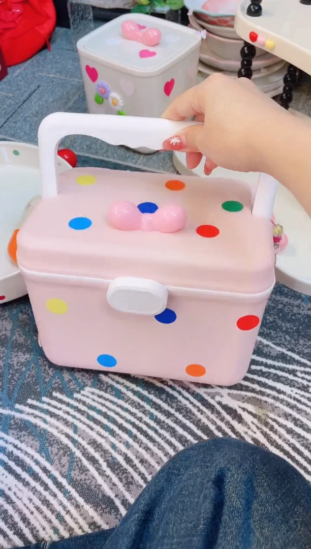便携药箱粉色——手工制作品质好！