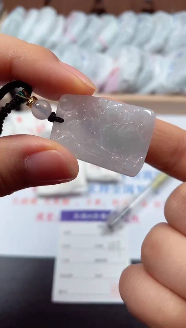 颈饰未镶嵌翡翠天然翡翠A货