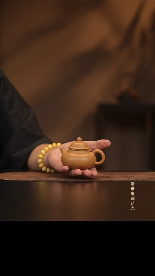 允禾斋  紫砂壶  容天  黄段