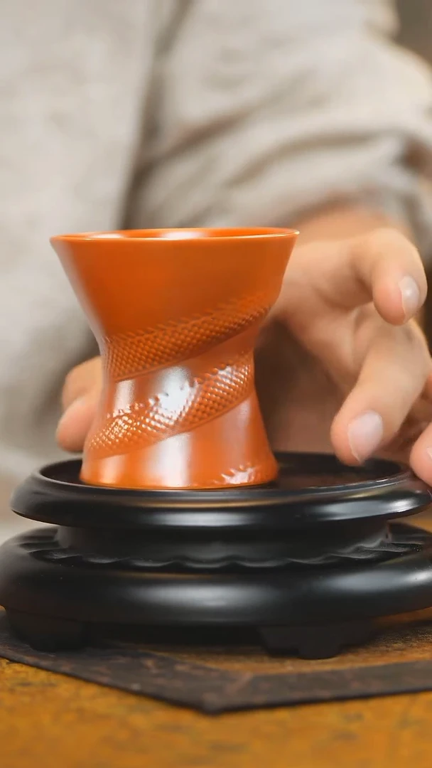 117柴房陶瓷原创茶托