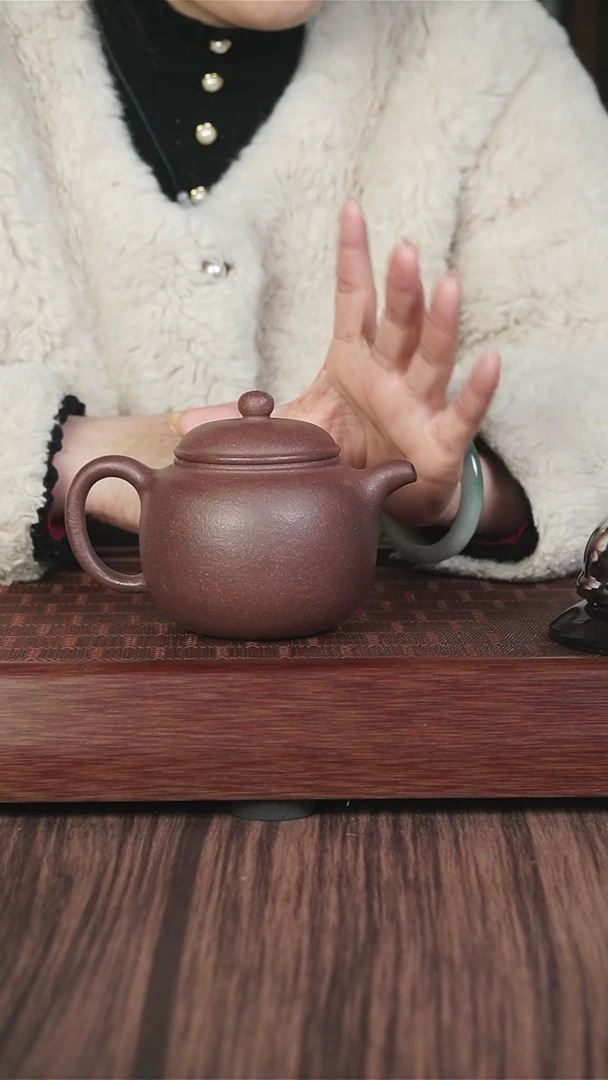 【闪购商品】紫砂茶壶千禧紫泥  匏尊