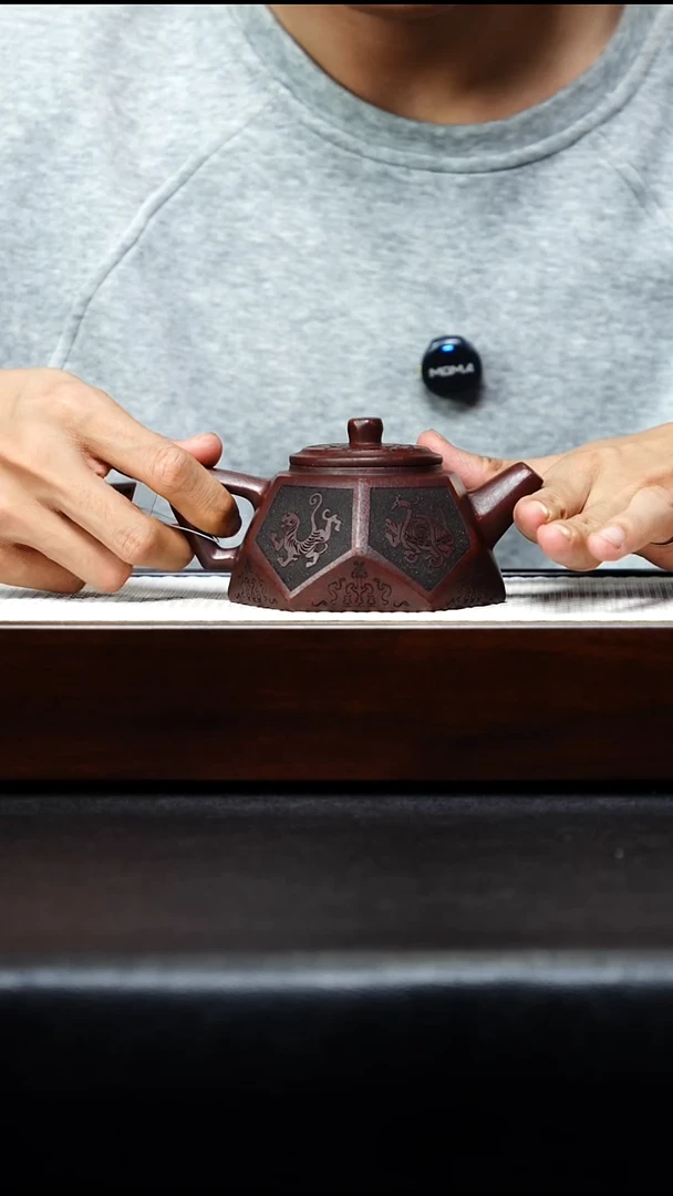 茶杯紫砂宜兴紫砂钻石壶2