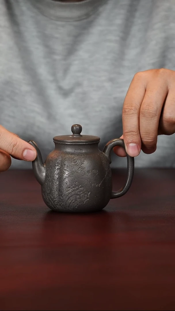 原矿高端紫砂-宫灯