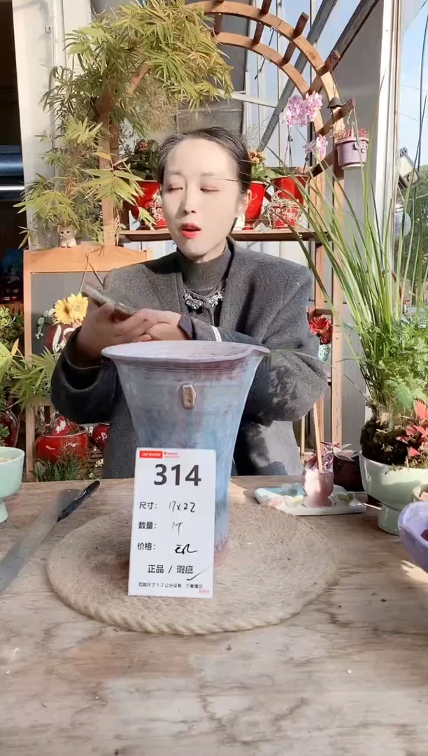小玩子花盆直播编号314