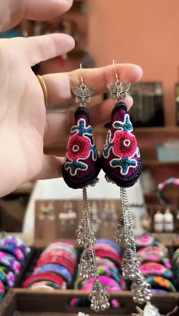 织绣?****?艺枝独绣老绣饰品850