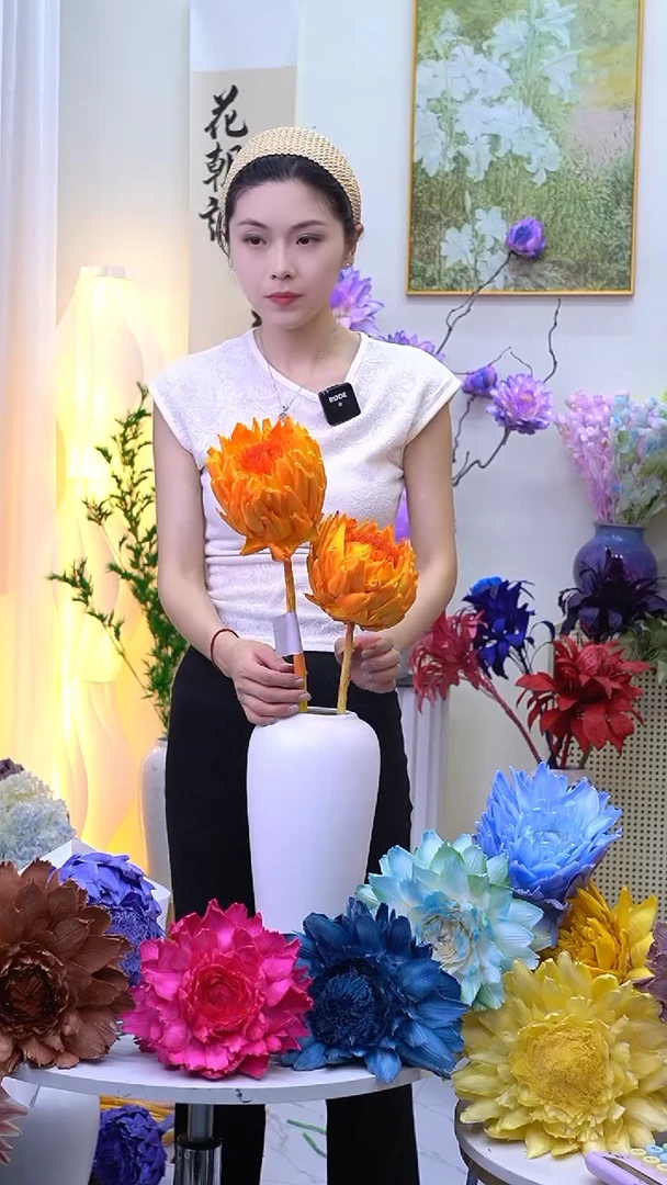 永生洋蓟烈日橙2头725