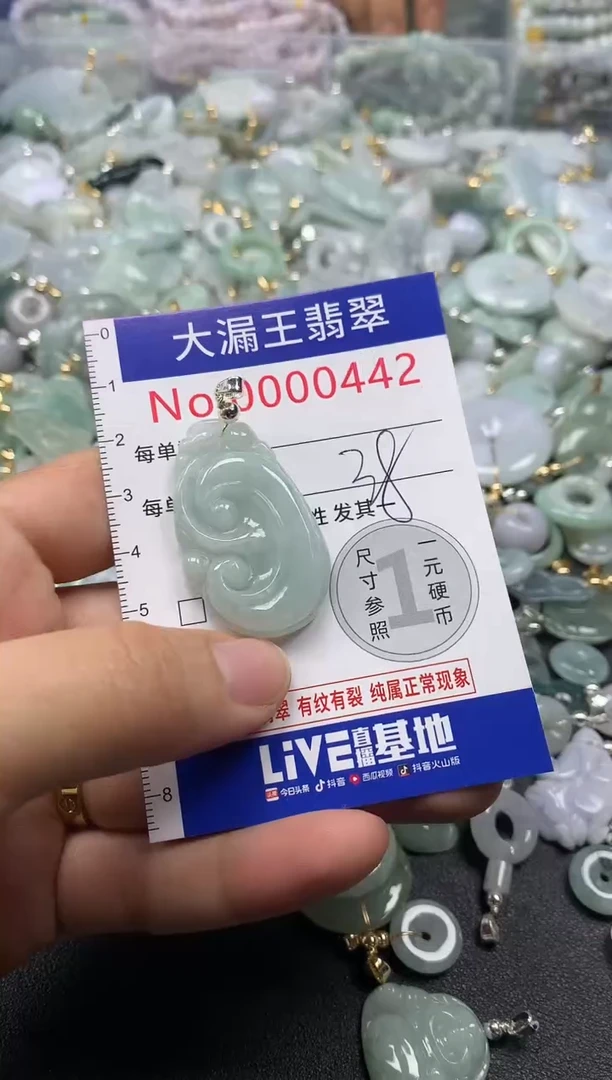 翡翠未镶嵌吊坠(不含链)442