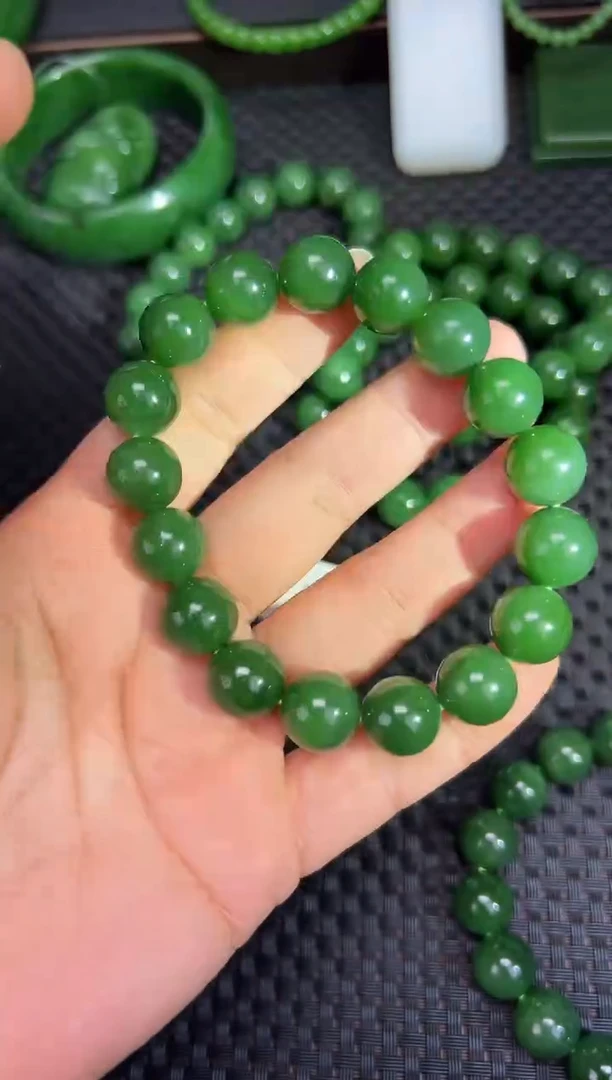 【闪购商品】和田玉手串未镶嵌手串约12毫米