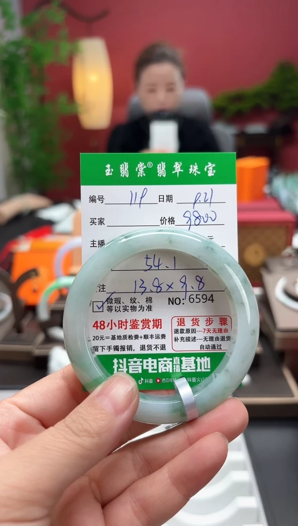 未镶嵌手镯翡翠翡翠119