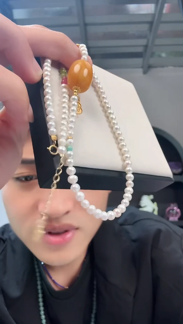 项链未镶嵌淡水珍珠l****y晶5145