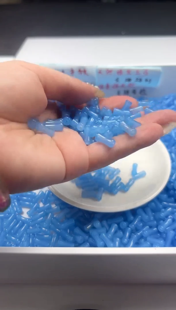 未镶嵌颈饰玛瑙/玉髓w3021海蓝宝节节高12*6mm*10颗