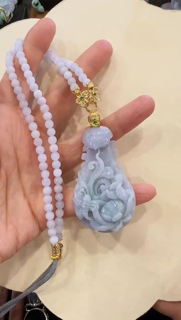 【闪购商品】翡翠颈饰未镶嵌国风