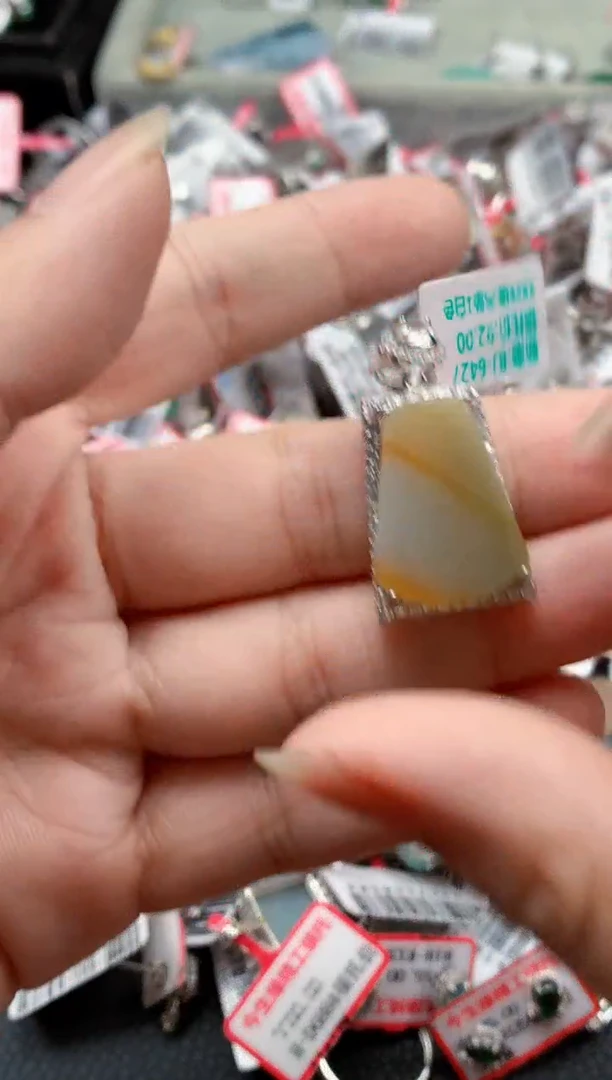 银S925镶嵌戒指翡翠天然A货缅甸翡翠