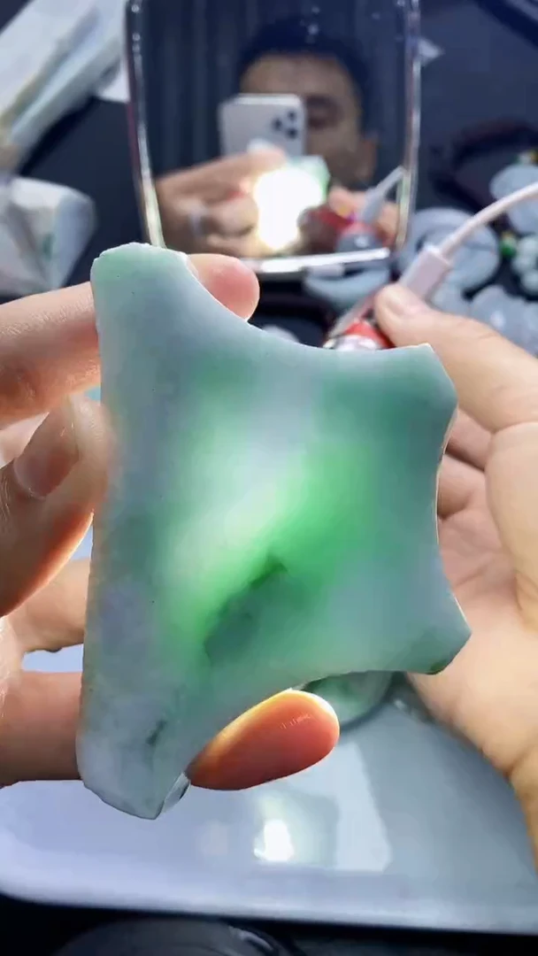 裸石翡翠天然缅甸A货【海】019