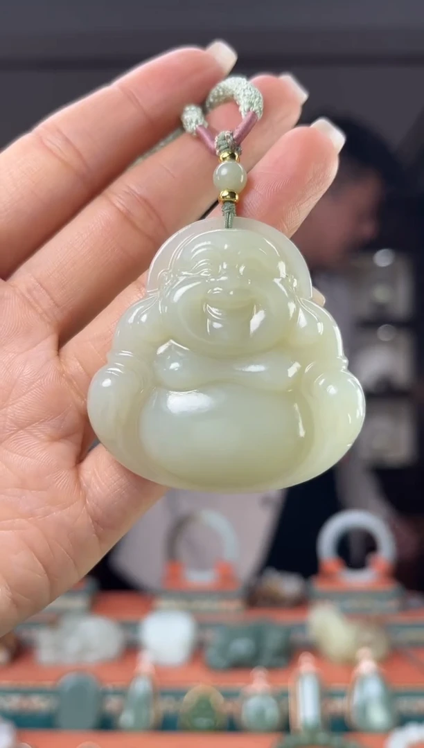 颈饰未镶嵌和田玉佩佩50mm左右