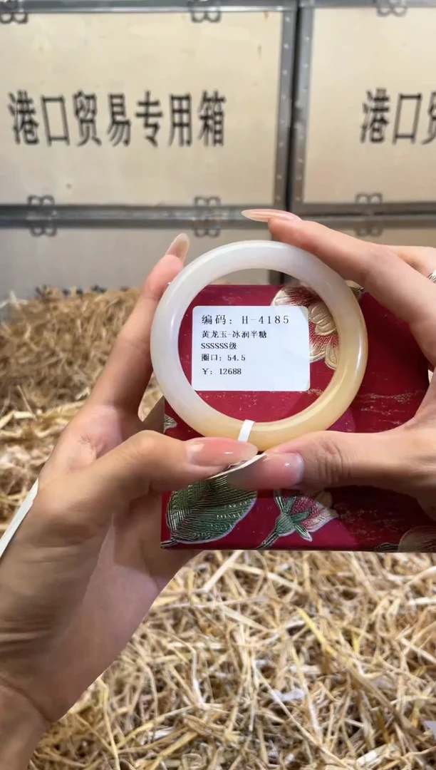 未镶嵌手镯石英质玉H4185