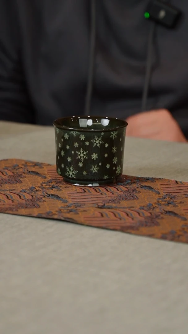 【闪购商品】201-10+25融天雪花杯（嵌瓷工艺）