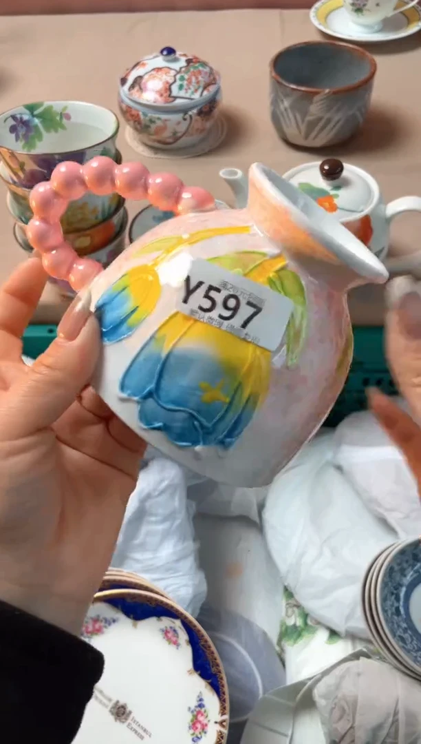 瓷片娟瓷器瓷器Y597