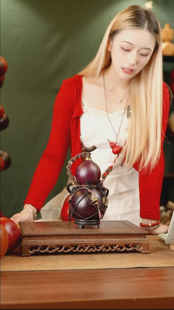 173号精品天然大漆酒葫芦一物一拍~