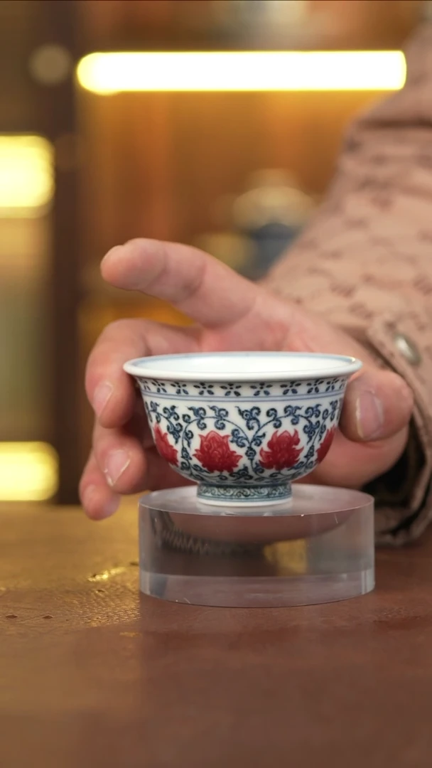 景德镇手工手绘茶器  小压手