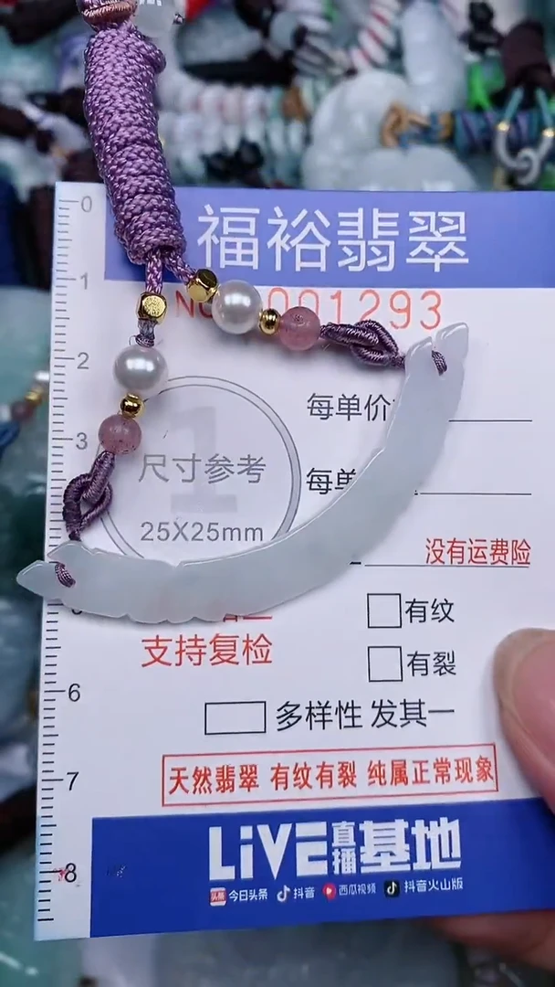 翡翠未镶嵌颈饰...0001293