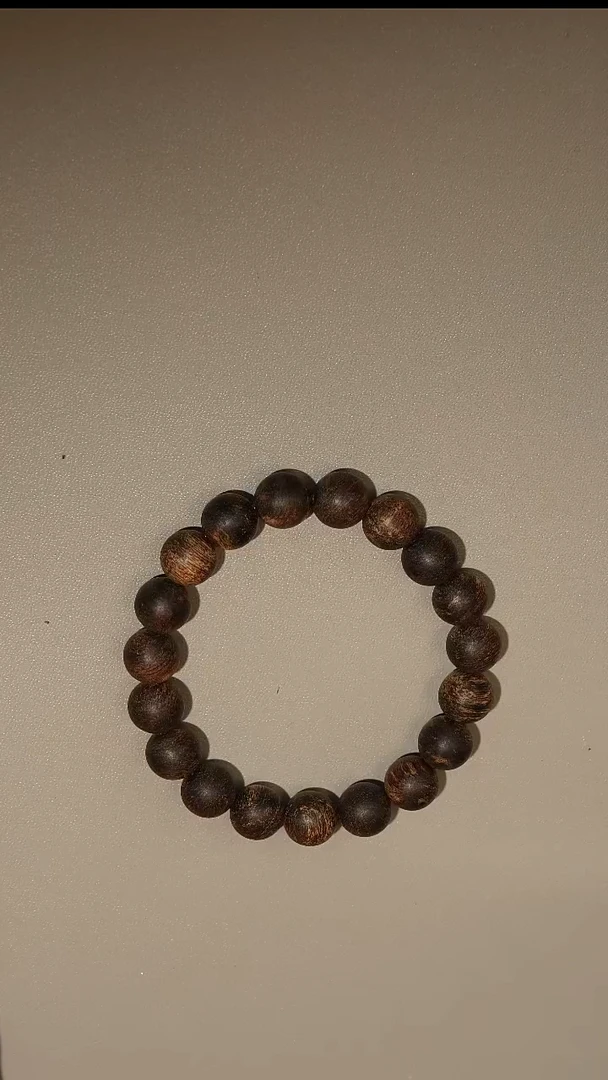 沉香手串文莱黑棋沉水1.0单圈手串12克+