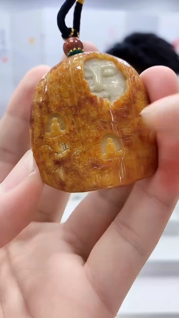 定制翡翠未镶嵌5028bb-毛货挂件86