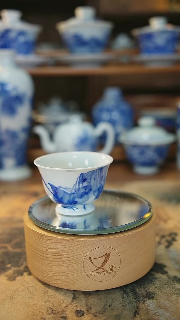 10景德镇手工手绘茶具