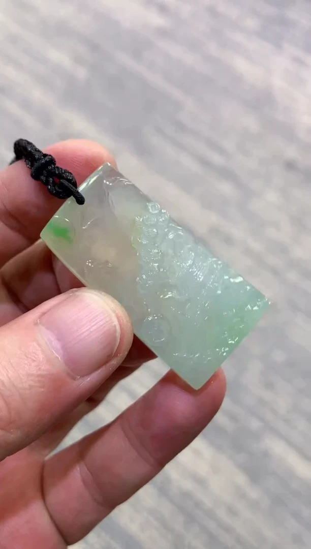 颈饰未镶嵌翡翠天然A货翡翠