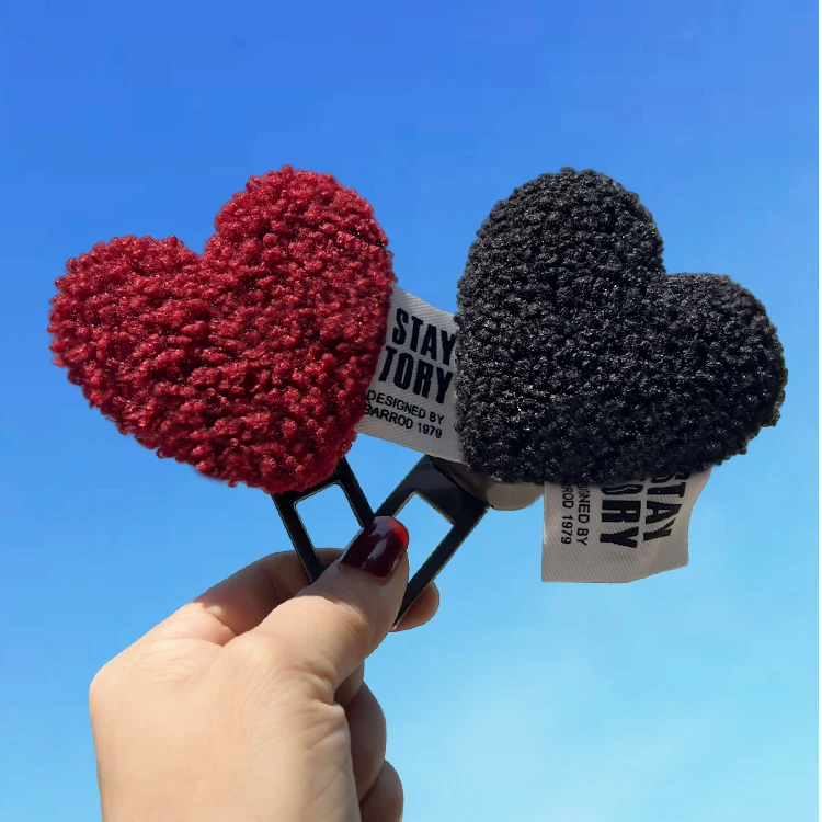 [玫瑰红爱心]汽车安全戴卡扣固定器后排叉带卡口副驾驶延长限位器