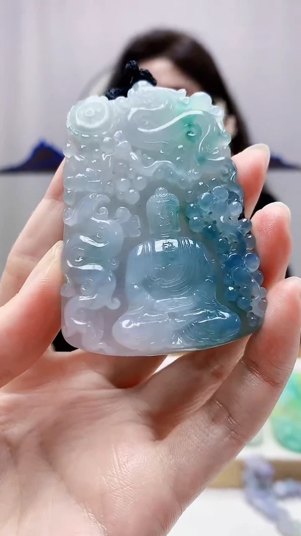 未镶嵌定制翡翠4829zm-毛货挂件人物93