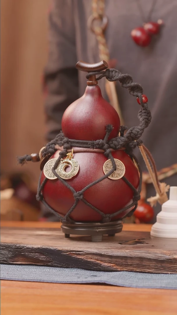 1100号链接精品大漆葫芦现货现发[一物一拍]（500-600ml）