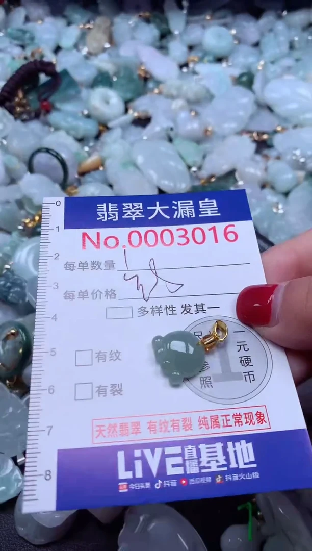 颈饰未镶嵌翡翠3016