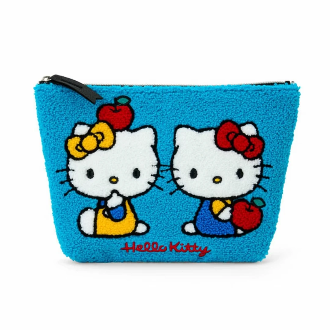 【大阪限定】Hello Kitty Kitty姐妹蓝色洗漱 手拿包