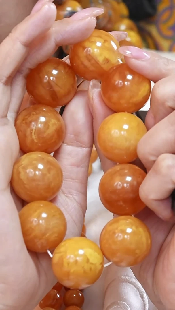 蜜蜡颈饰未镶嵌6782天然蜜蜡珠宝奇石云端妖孽全部保真