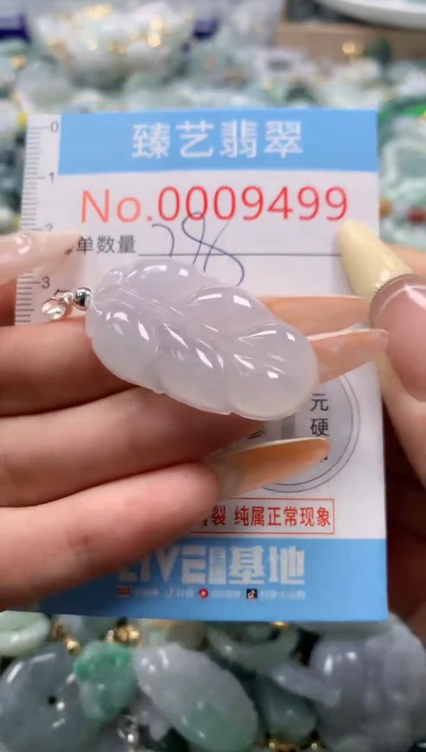 翡翠未镶嵌颈饰多样性发其一9499